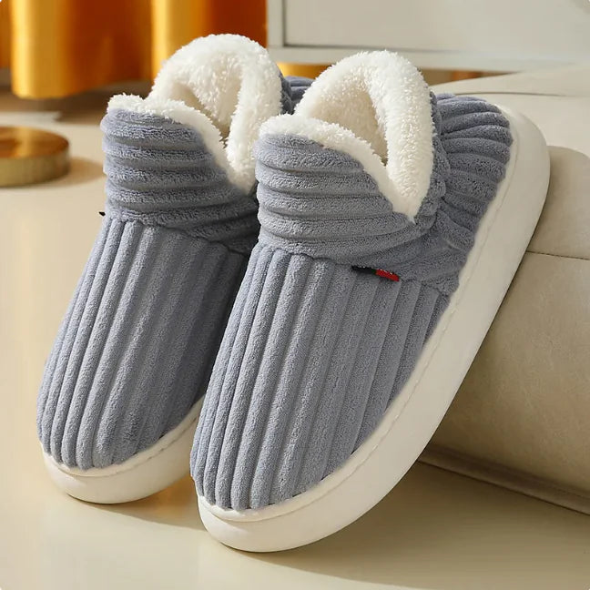 CozyPair Unisex Winter-Hausschuhe – Flauschiger Komfort für Drinnen & Draußen" 🥿✨