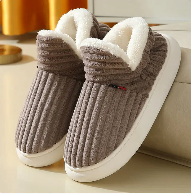 CozyPair Unisex Winter-Hausschuhe – Flauschiger Komfort für Drinnen & Draußen" 🥿✨